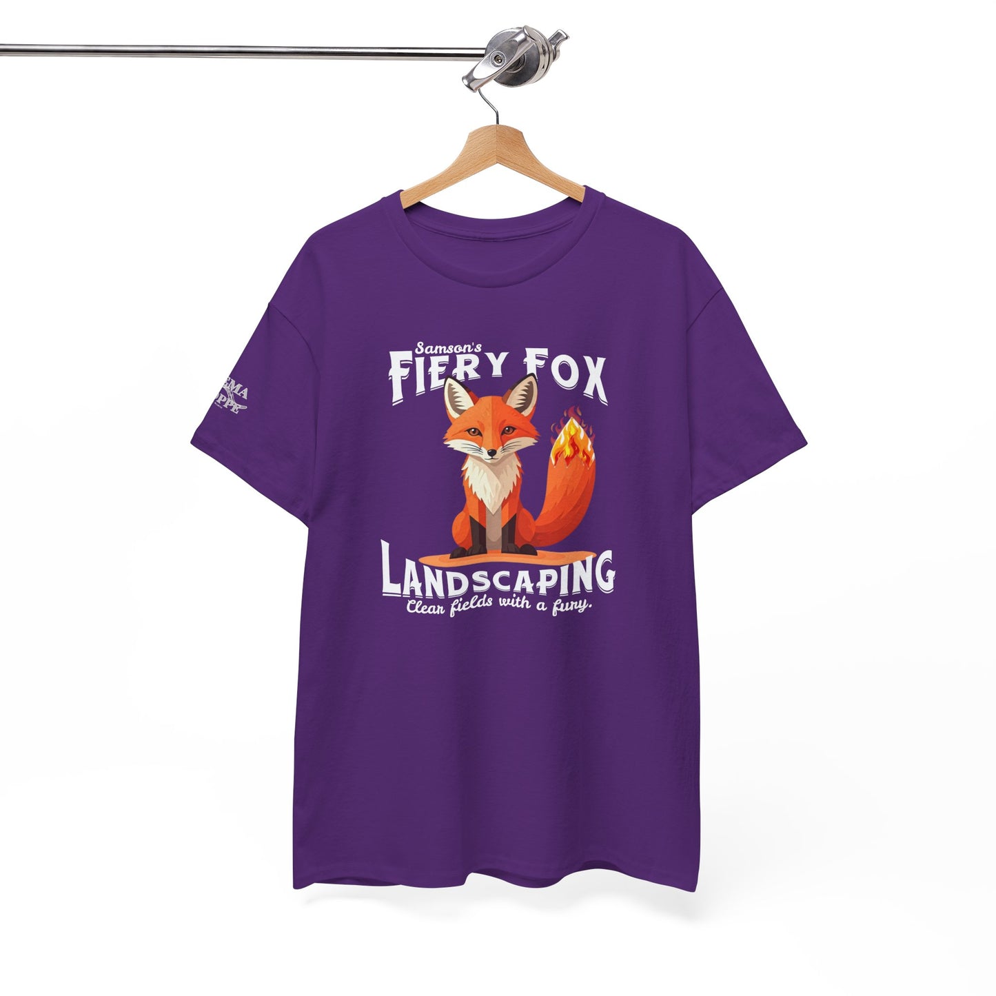 Fiery Fox Landscaping Unisex Heavy Cotton Tee - dark shades