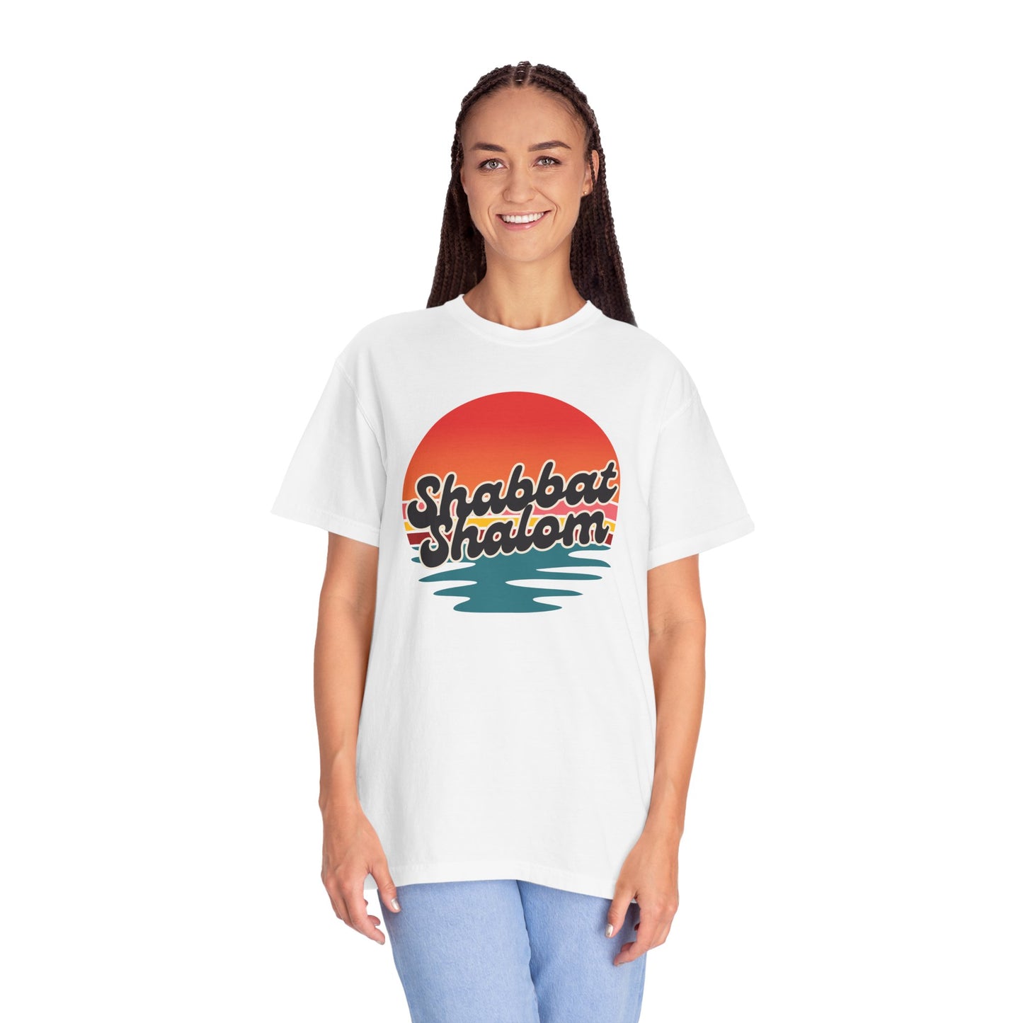 Sunset Shabbat Shalom T-shirt
