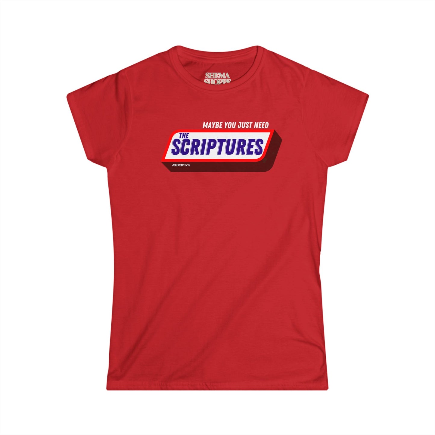 Scriptures Satisfy Women's Softstyle Tee