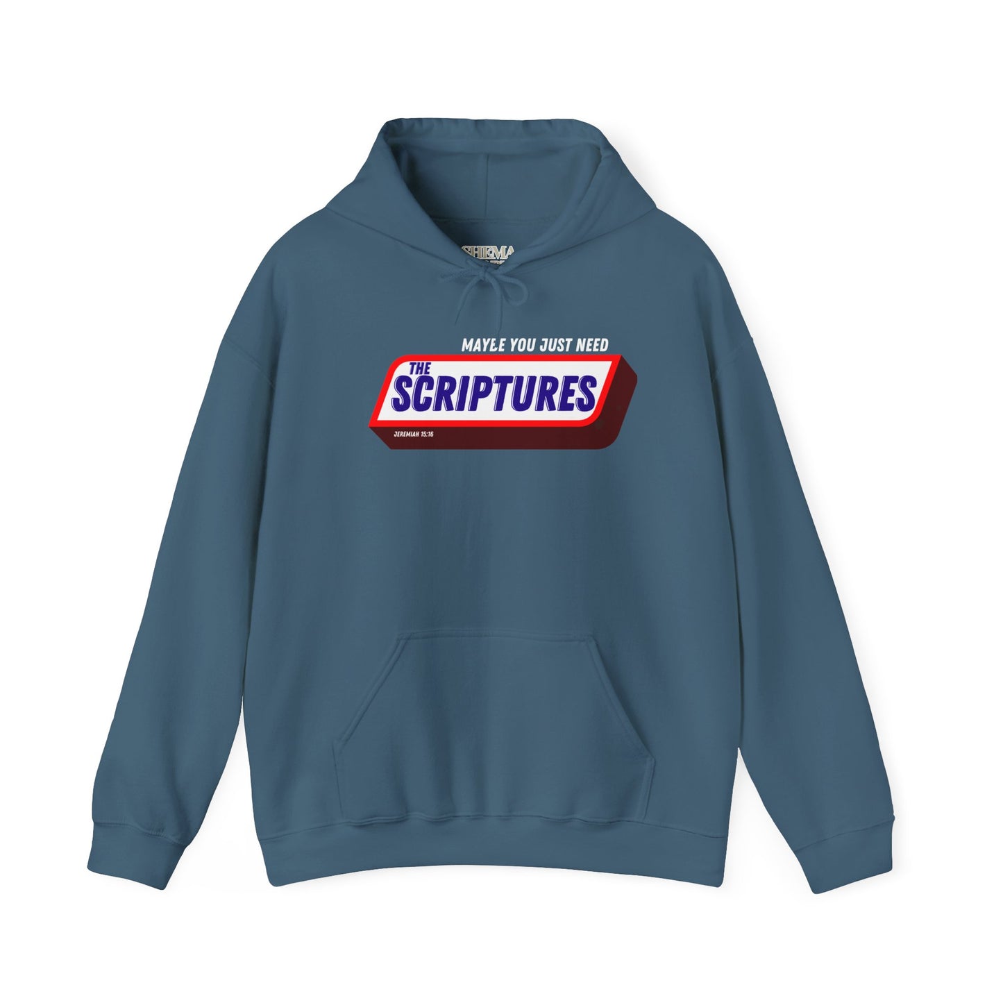 Scriptures Satisfy Unisex Heavy Blend™ Hooded Sweatshirt