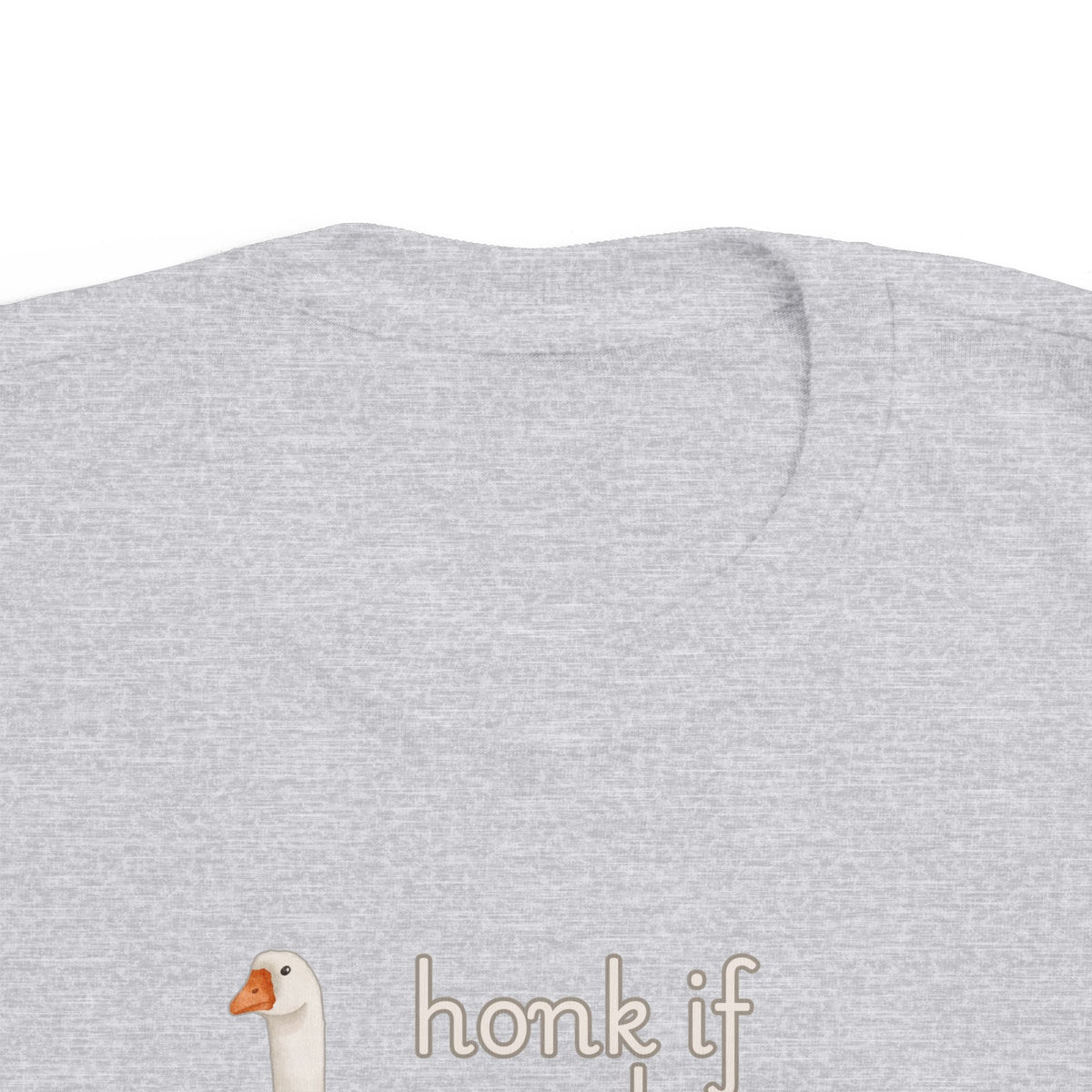 Torah Toddler Goose Tee — "Honk If You Love Yeshua" Cute Animal Baby Shirt (Canada)