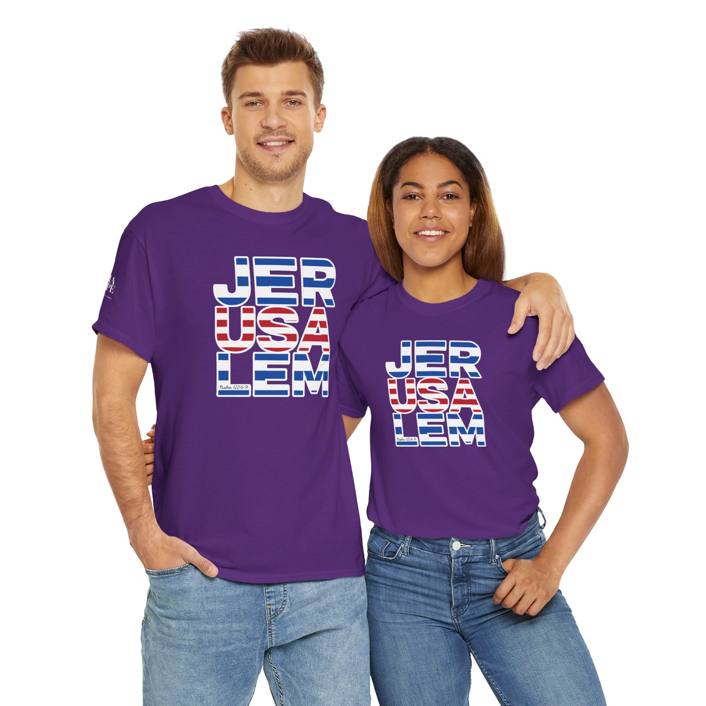 JerUSAlem Psalms 122:6-9 Unisex Tee Patriotic T-Shirt Solidarity
