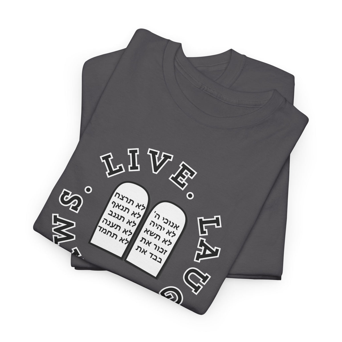Live Laugh Laws T‑Shirt — Legal Humor Tee with Open Book Graphic