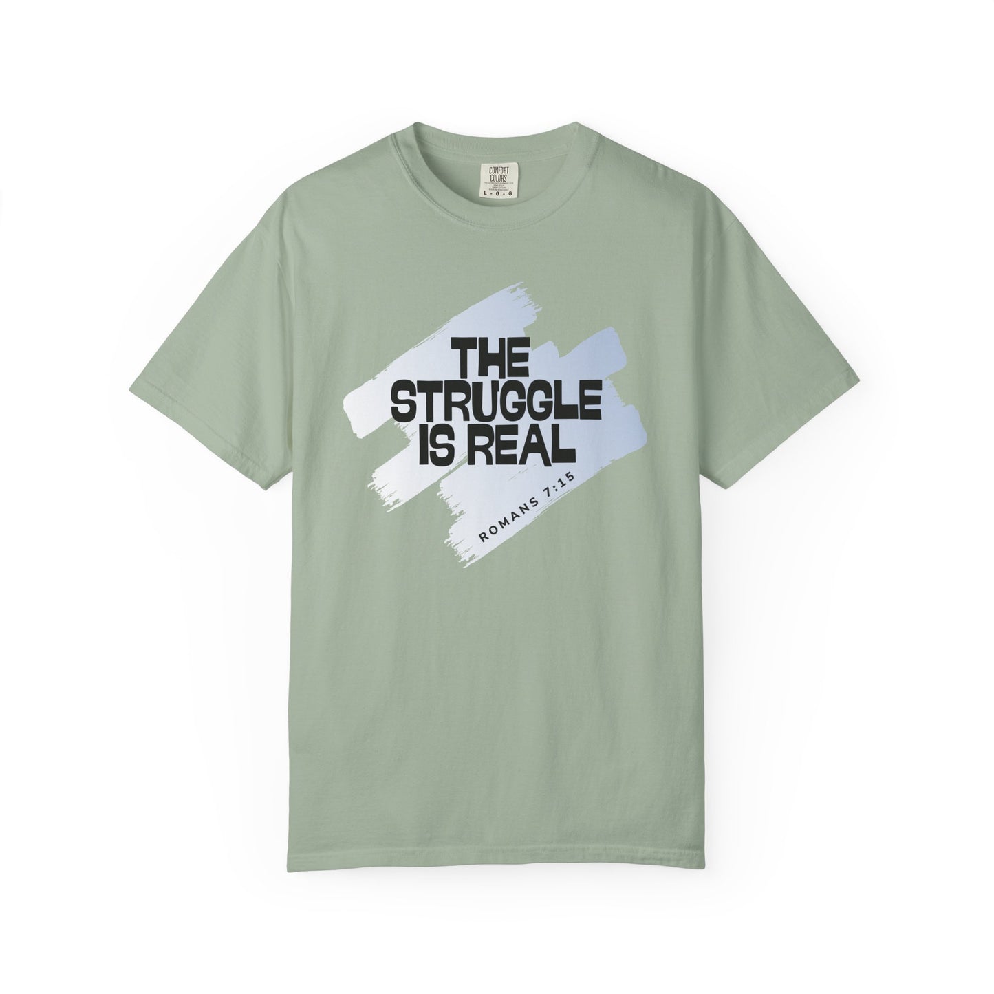 Inspirational Struggle T-Shirt - Romans 7:15, Motivational Tee, Faith-Based Apparel