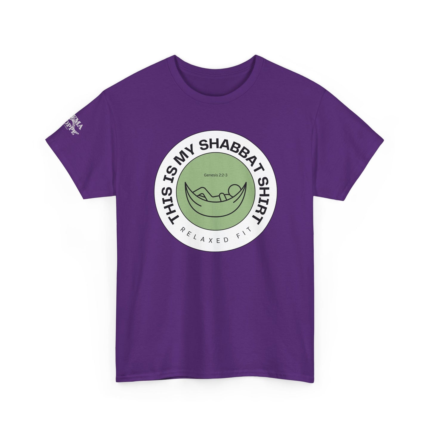 This Is My Shabbat Shirt — Chilling Out Is a Commandment Hammock Sabbath Cotton Tee