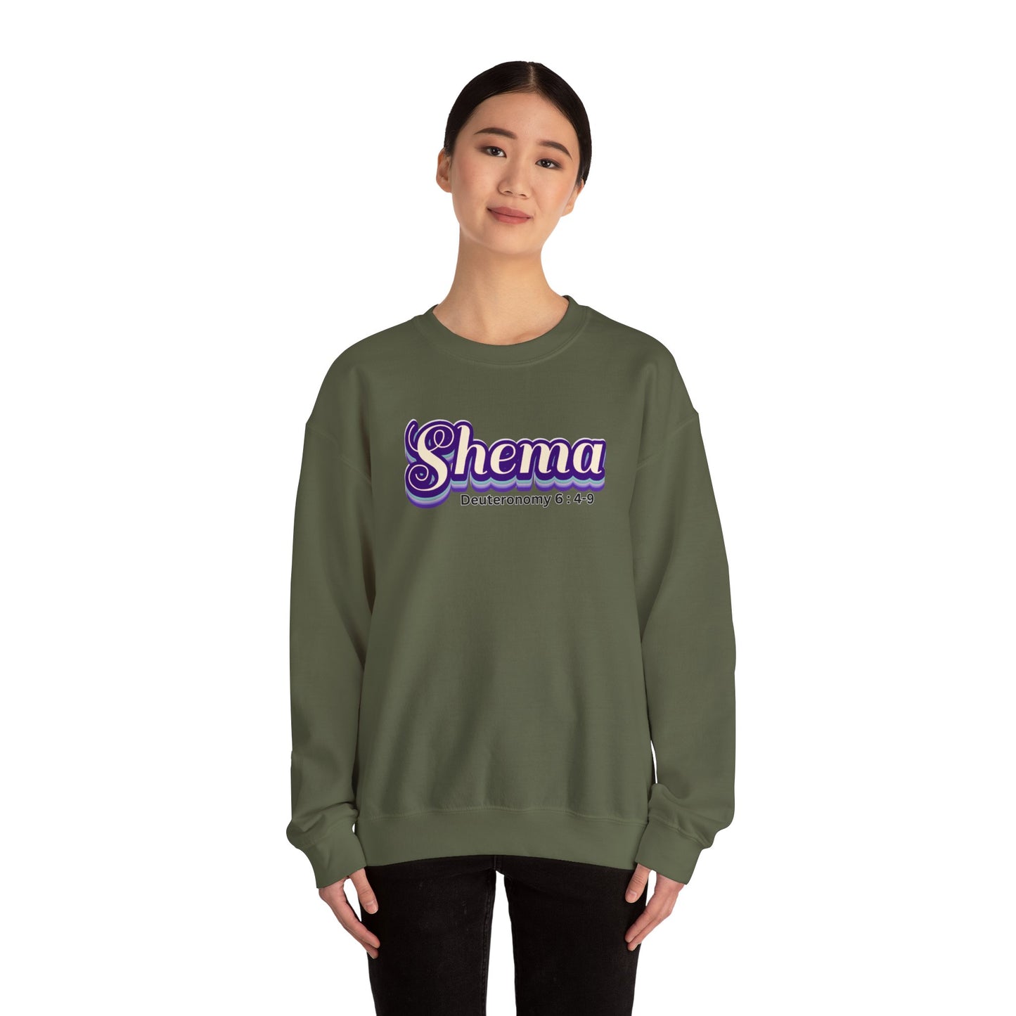 Retro Shema Unisex Heavy Blend™ Crewneck Sweatshirt