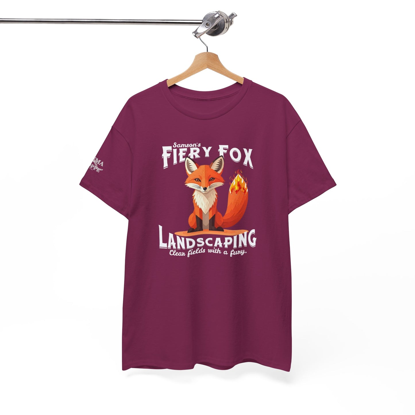 Fiery Fox Landscaping Unisex Heavy Cotton Tee - dark shades