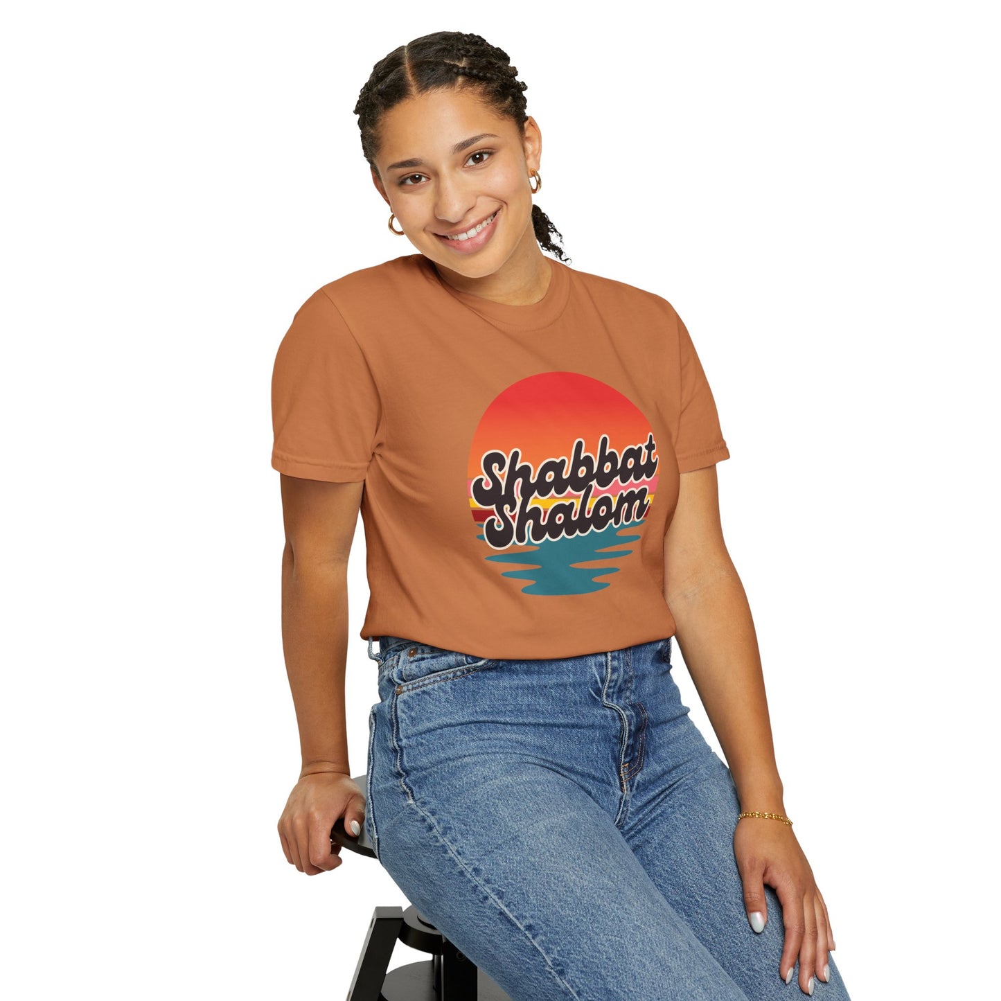 Sunset Shabbat Shalom T-shirt