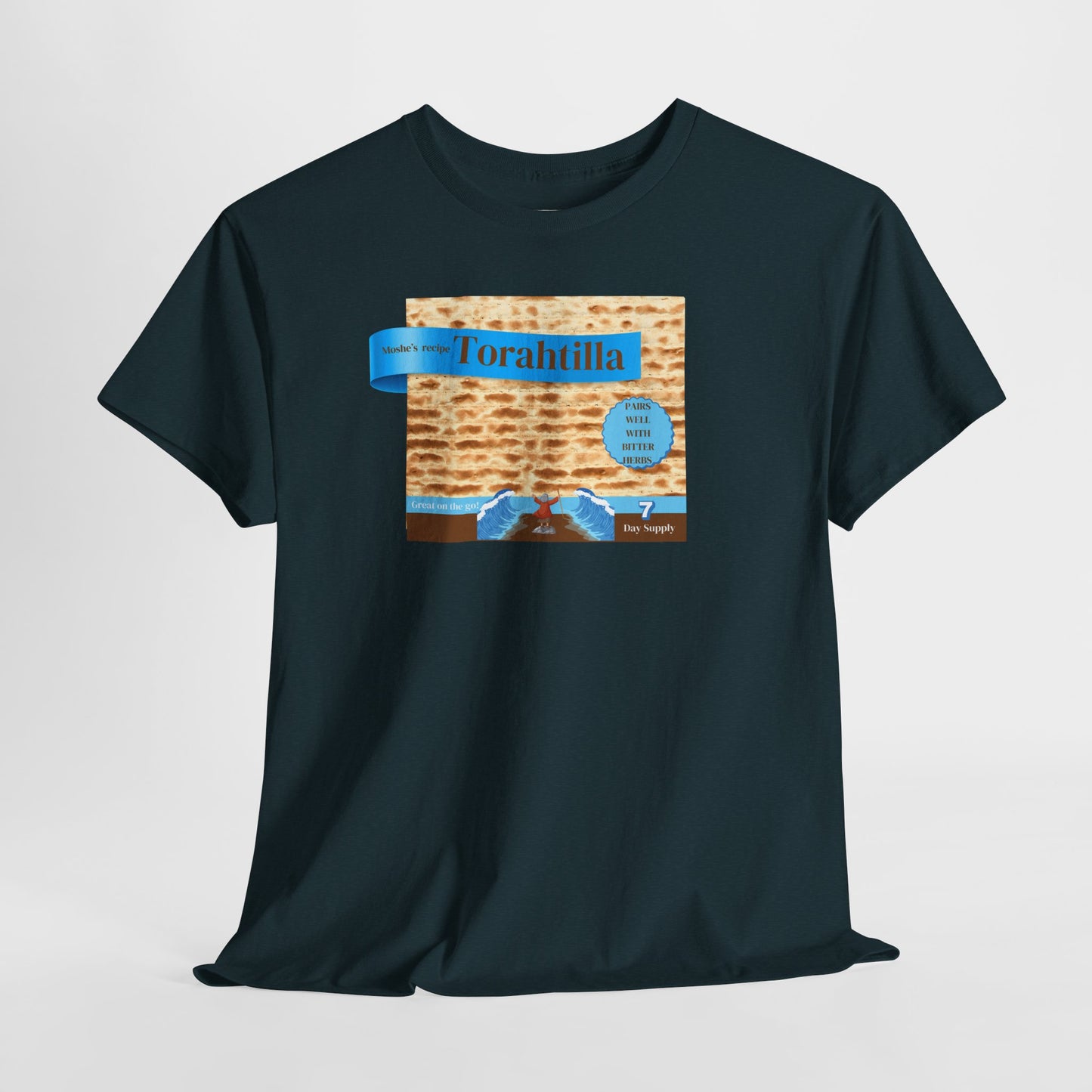 Passover Matzo Unisex Tee - Moshe's Recipe Torahtillas Cotton Funny Shirt