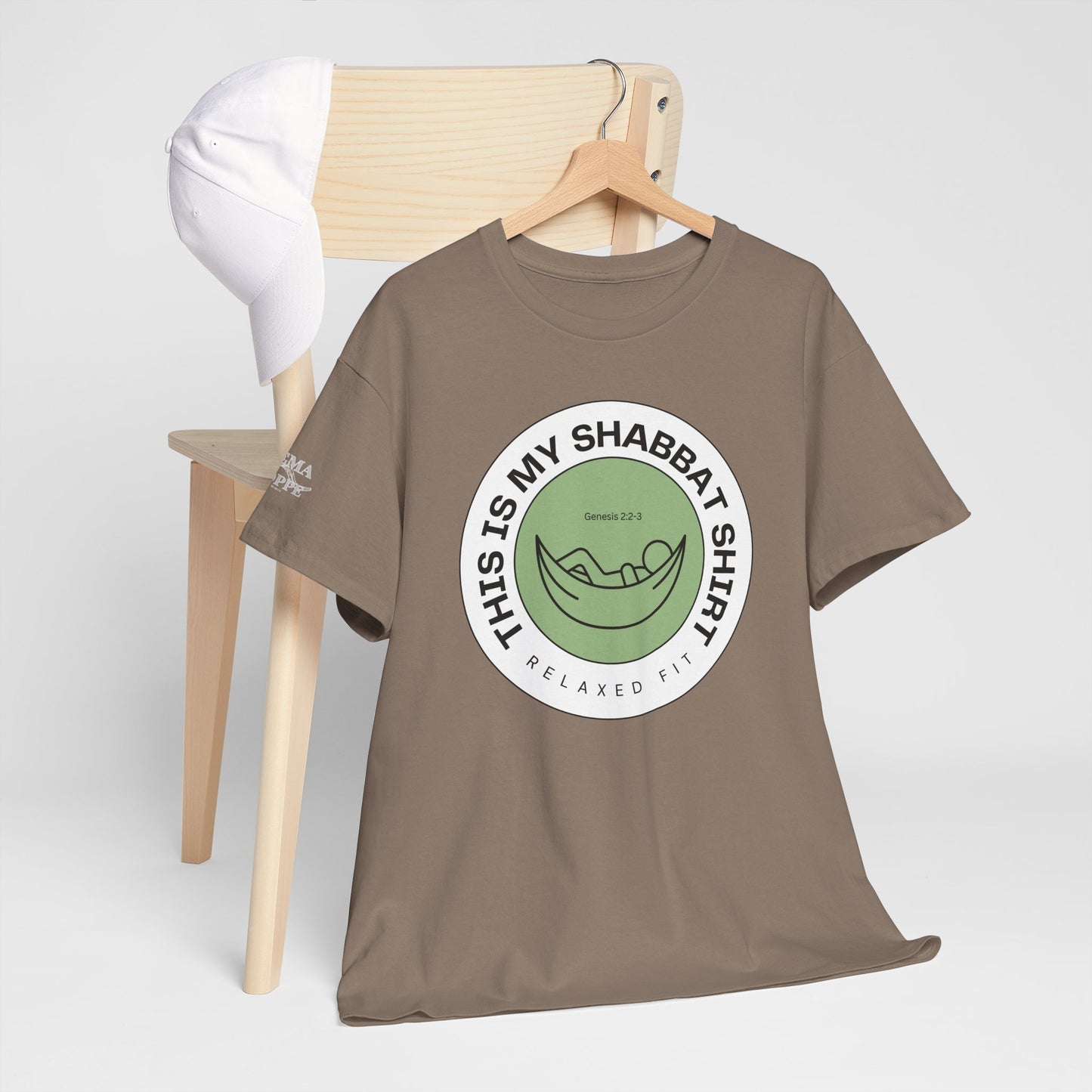 This Is My Shabbat Shirt — Chilling Out Is a Commandment Hammock Sabbath Cotton Tee