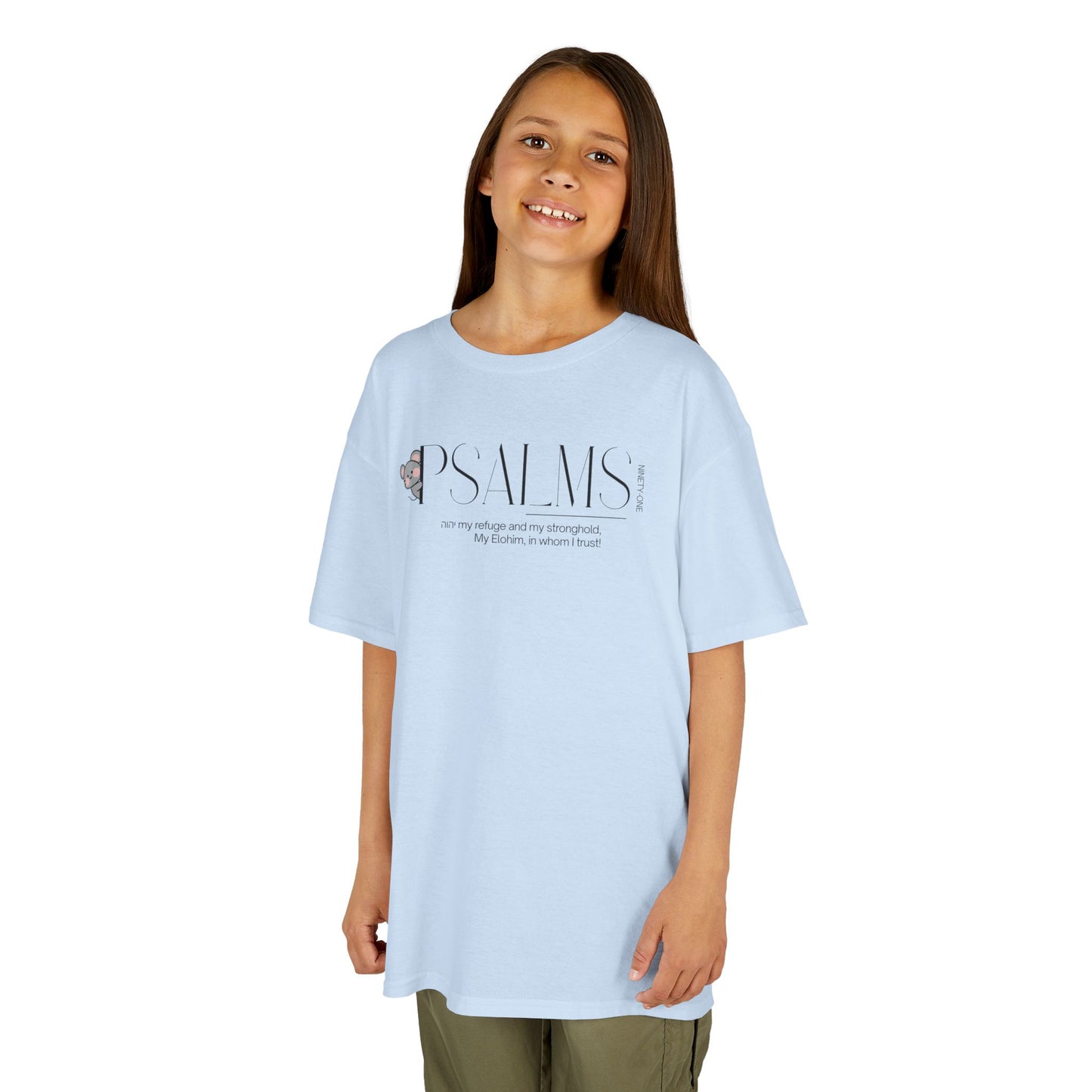Psalm 91 Kids Tee — Cute Faith-Based Children's T-Shirt