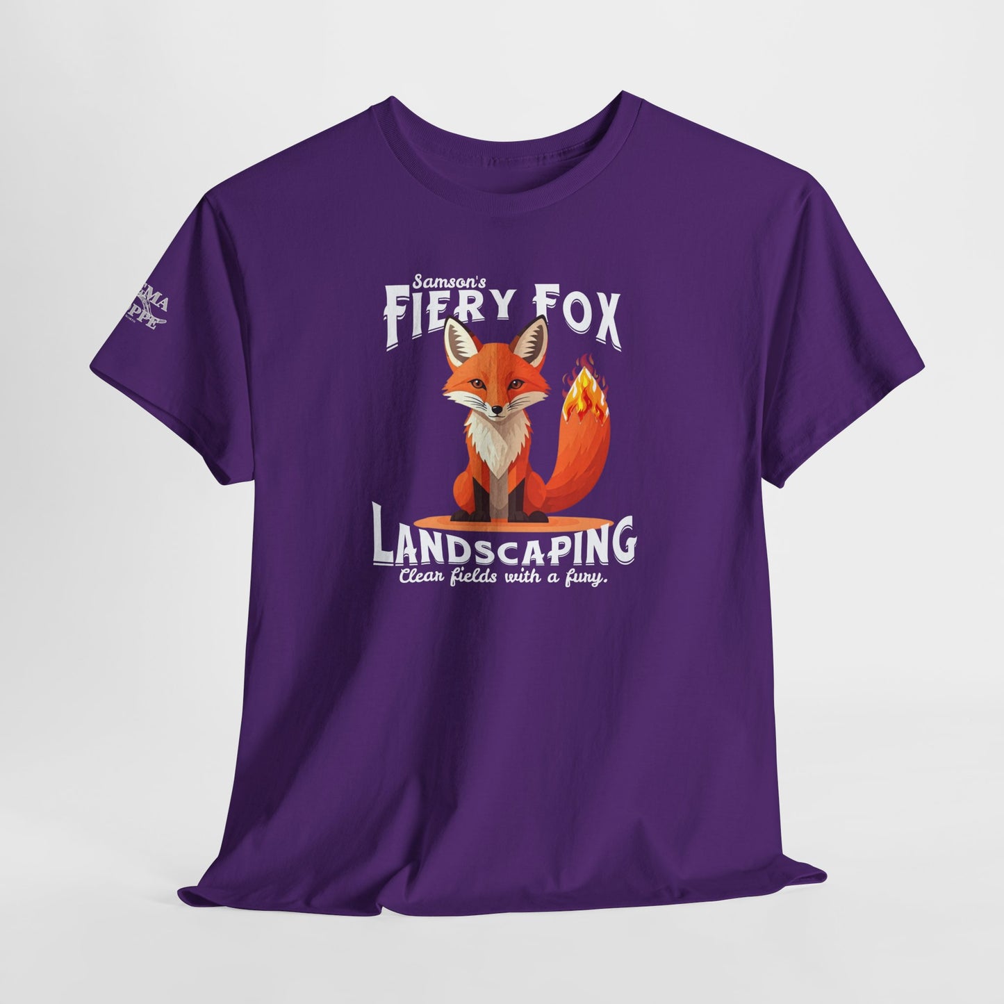 Fiery Fox Landscaping Unisex Heavy Cotton Tee - dark shades