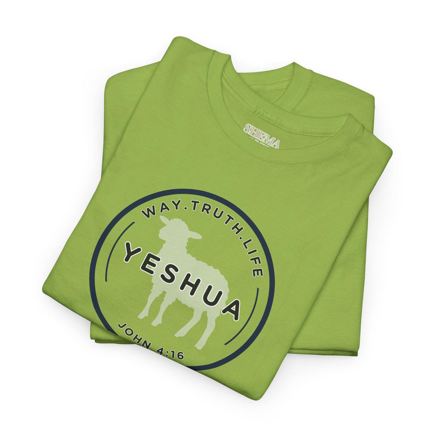 Yeshua 'Way, Truth, Life' Heavy Cotton Graphic Tee