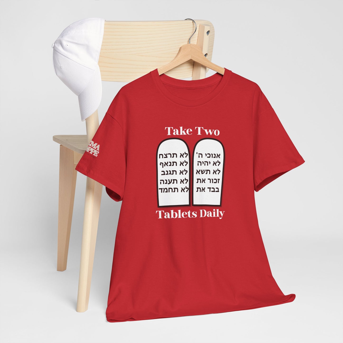 Unisex Tee Take Two Tablets Daily Commandments Shirt
