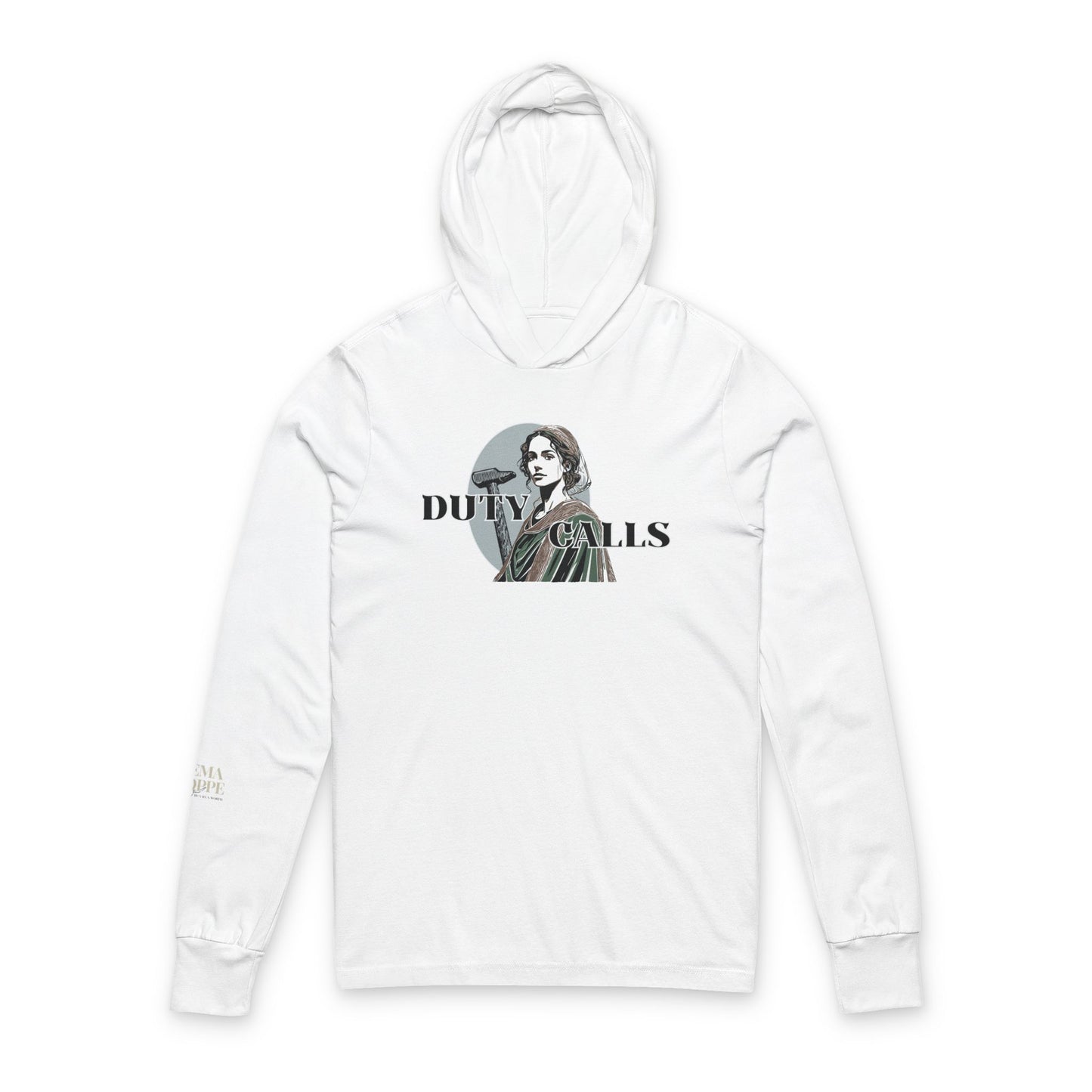Unisex Hoodie - Duty Calls 100% Cotton Yael Strong Bible Woman