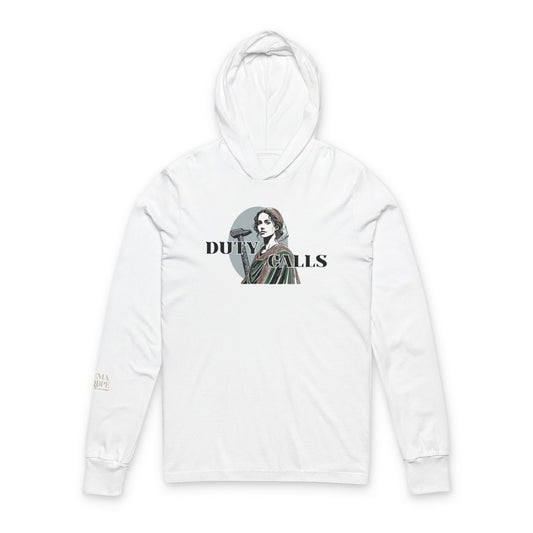 Unisex Hoodie - Duty Calls 100% Cotton Yael Strong Bible Woman
