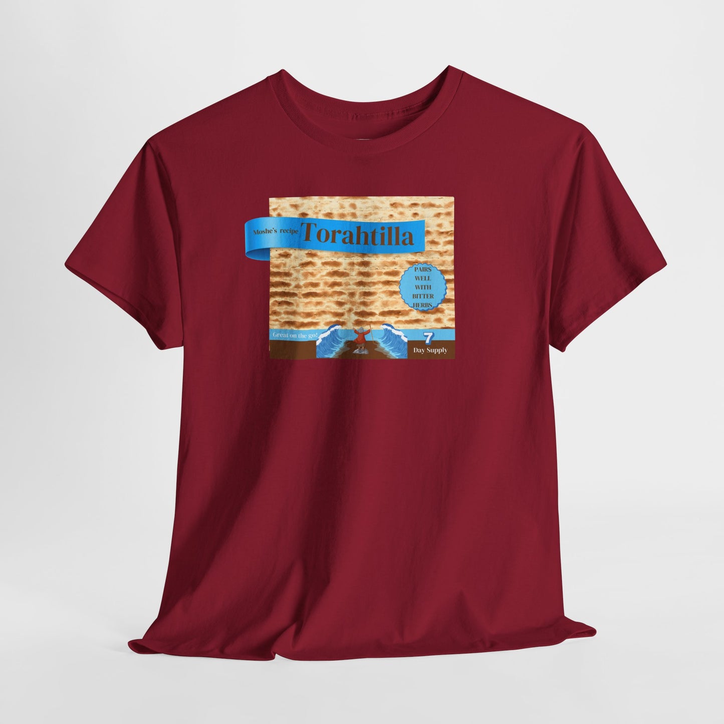 Passover Matzo Unisex Tee - Moshe's Recipe Torahtillas Cotton Funny Shirt