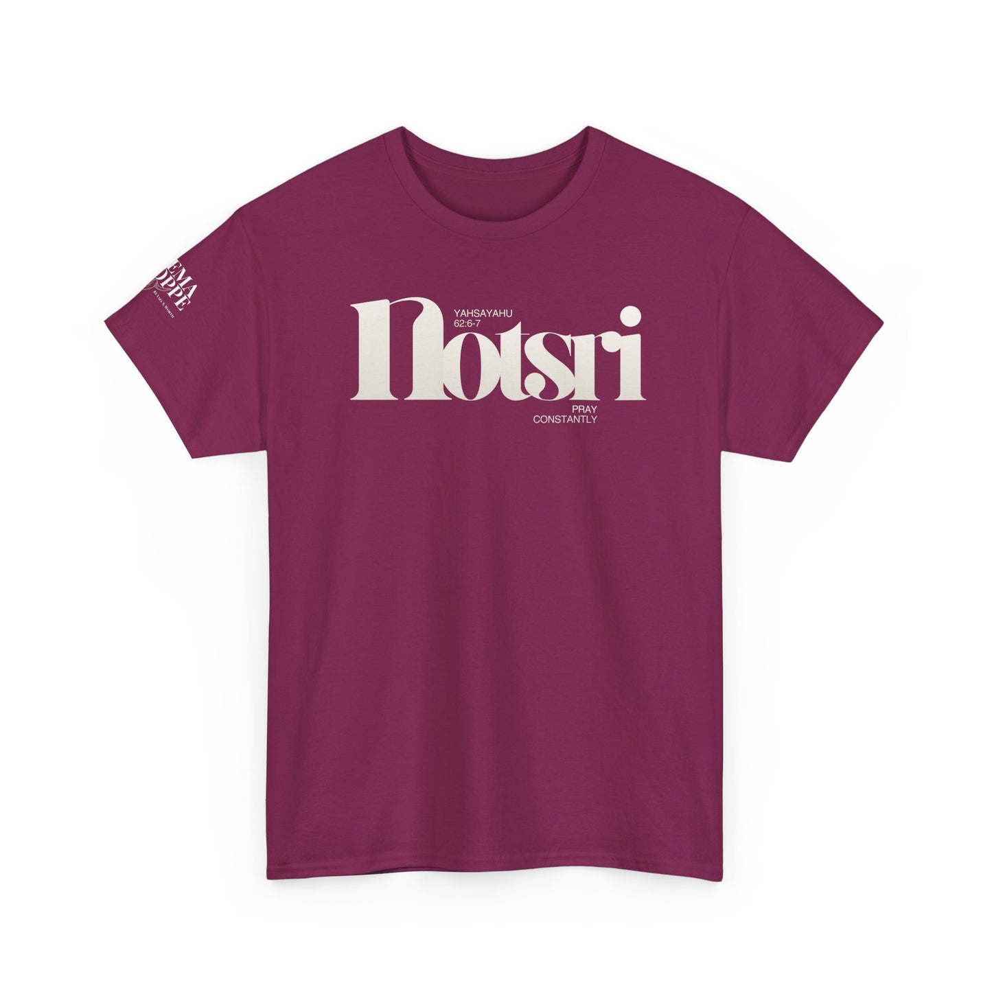 Notsri Minimalist Logo Tee Watchman Shirt