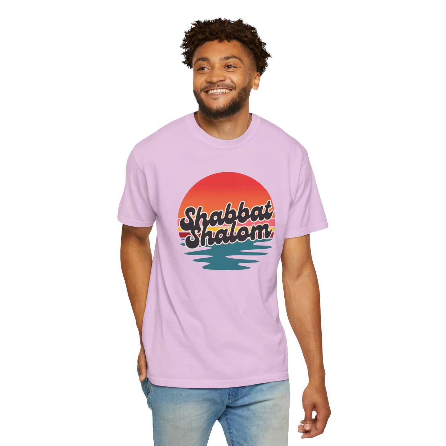 Sunset Shabbat Shalom T-shirt