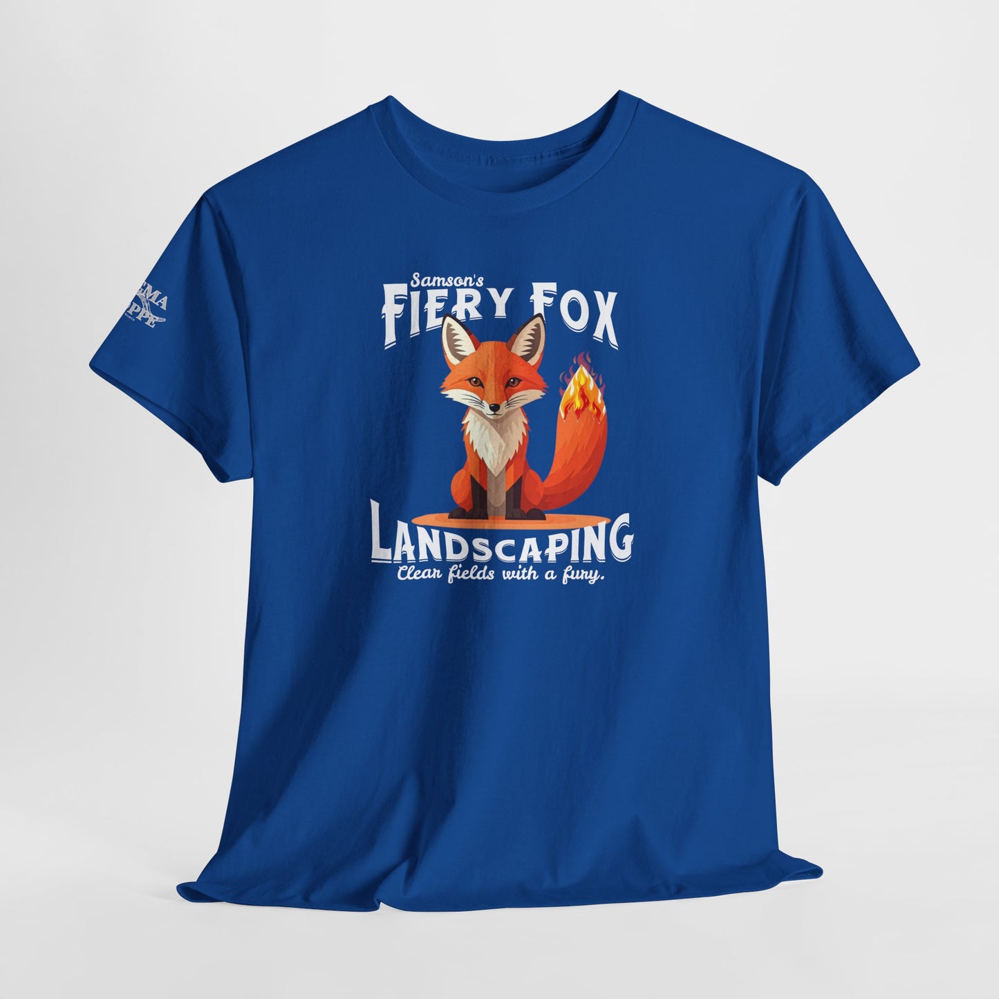 Fiery Fox Landscaping Unisex Heavy Cotton Tee - dark shades