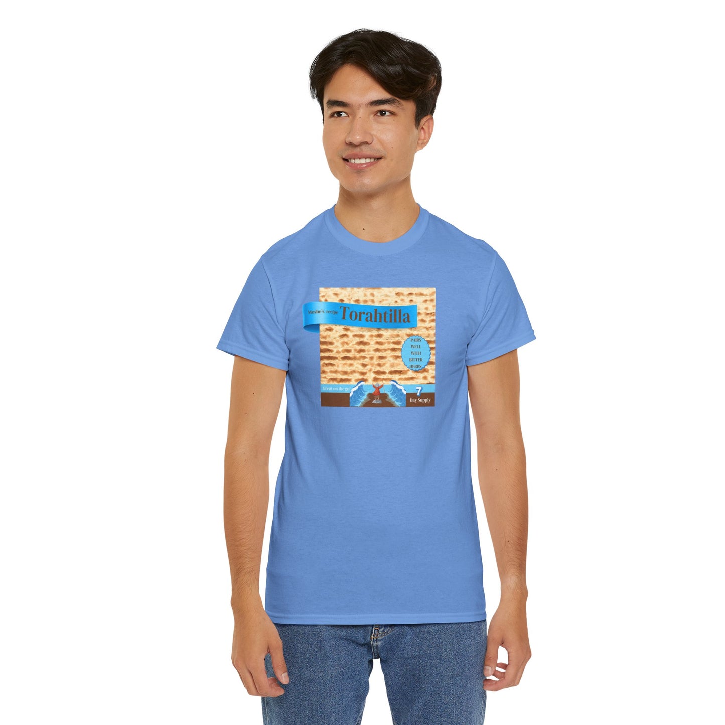 Passover Matzo Unisex Tee - Moshe's Recipe Torahtillas Cotton Funny Shirt