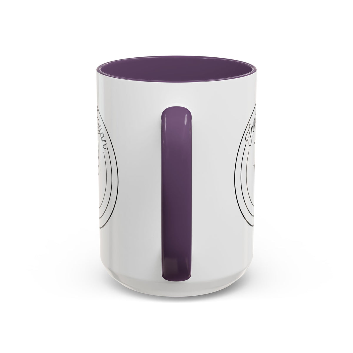 That's Pagan Thumbs Down Accent Coffee Mug