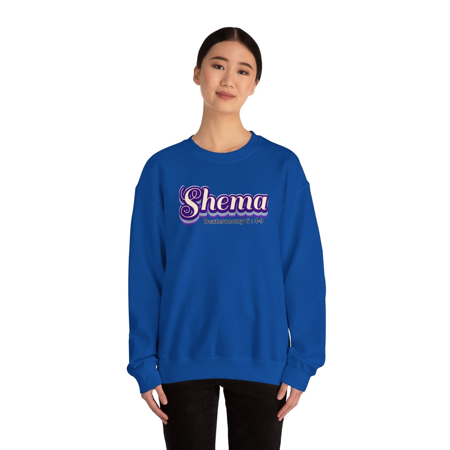 Retro Shema Unisex Heavy Blend™ Crewneck Sweatshirt