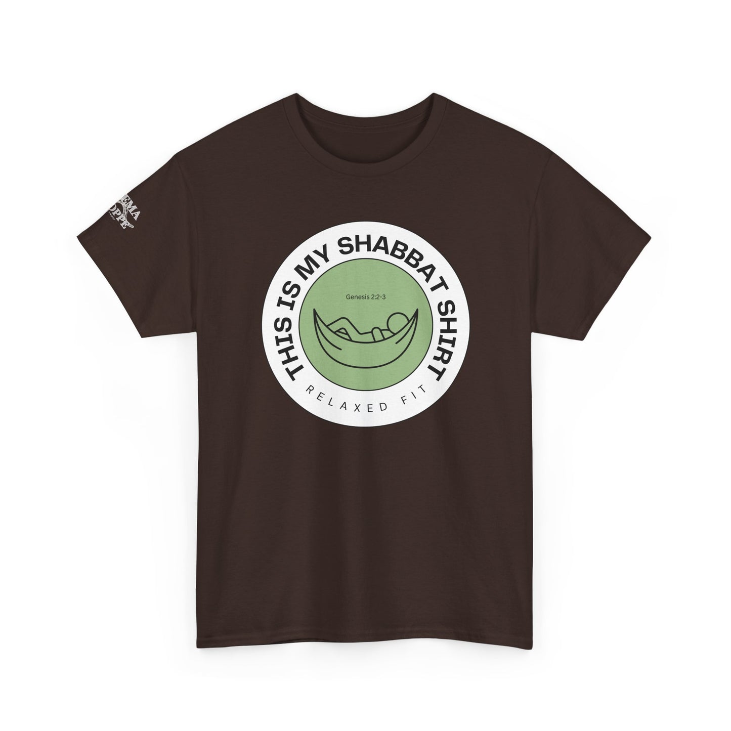 This Is My Shabbat Shirt — Chilling Out Is a Commandment Hammock Sabbath Cotton Tee