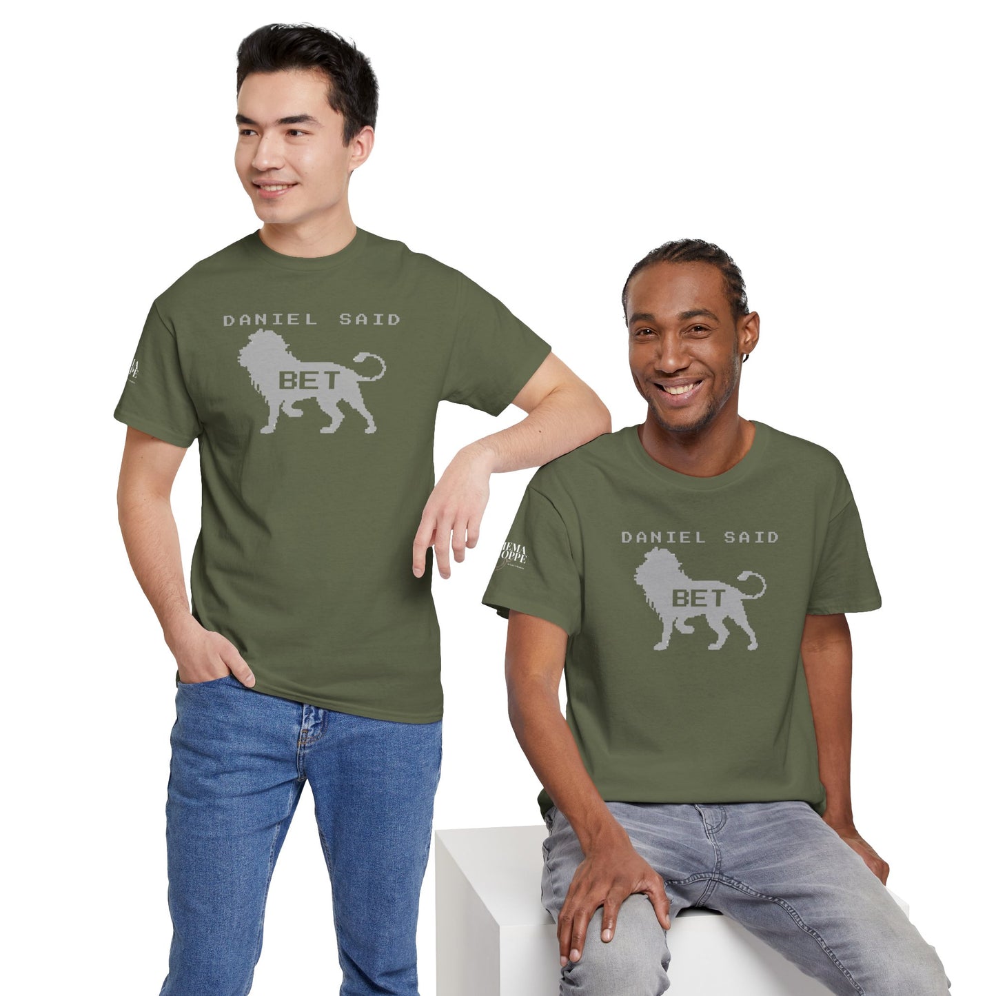 'Daniel Said Bet' Graphic Lion Tee Hebrew Hahas