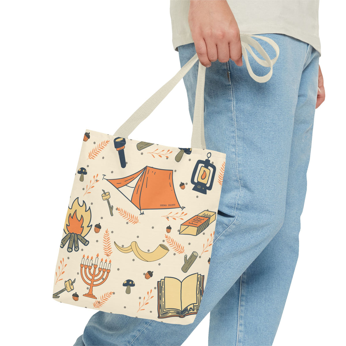 Sukkot Tents Tote Bag (AOP)