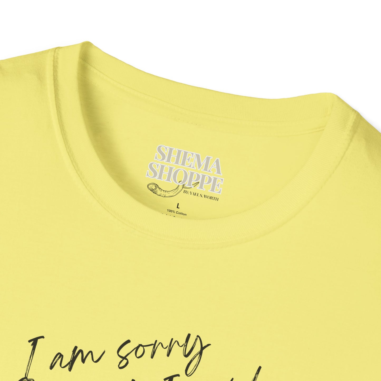 I'm sorry (Yeshua) Unisex Softstyle T-Shirt