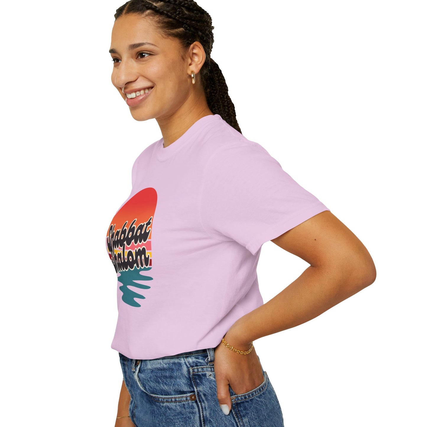 Sunset Shabbat Shalom T-shirt