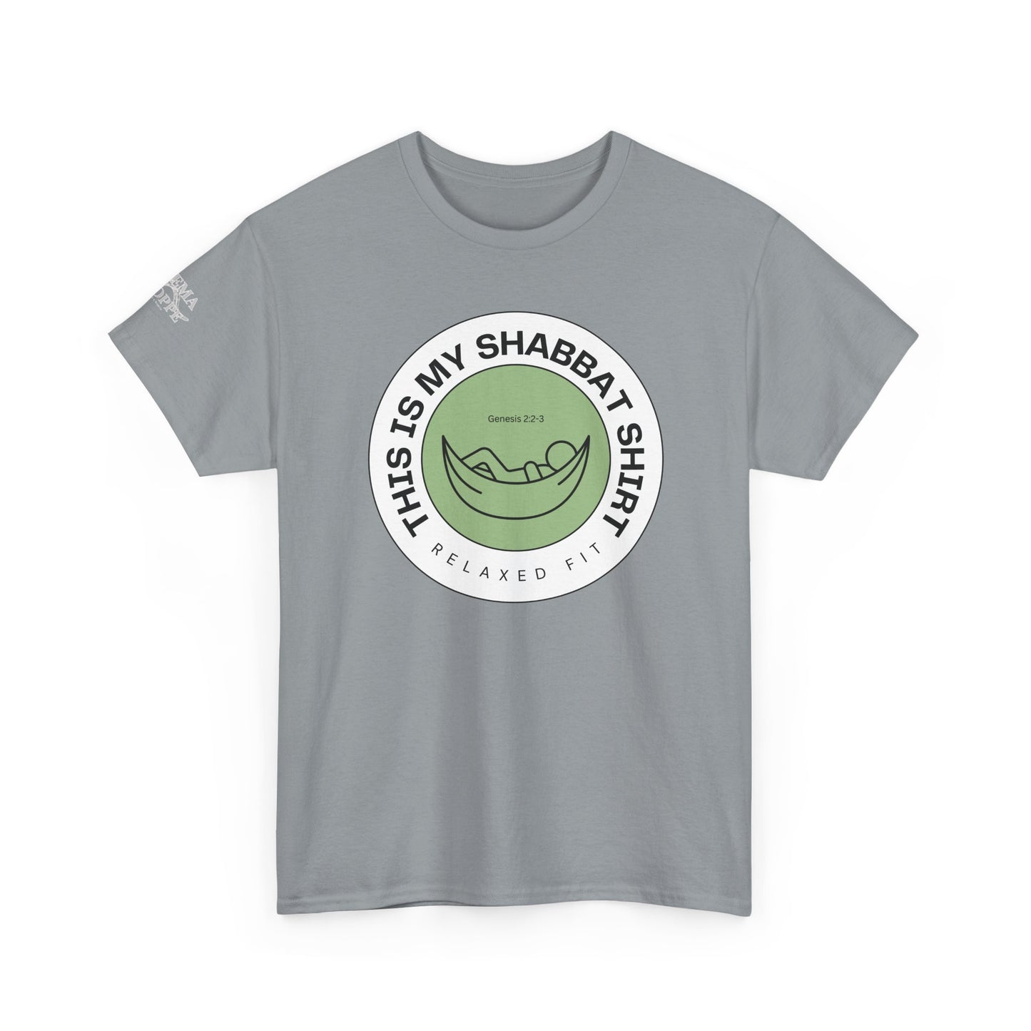 This Is My Shabbat Shirt — Chilling Out Is a Commandment Hammock Sabbath Cotton Tee