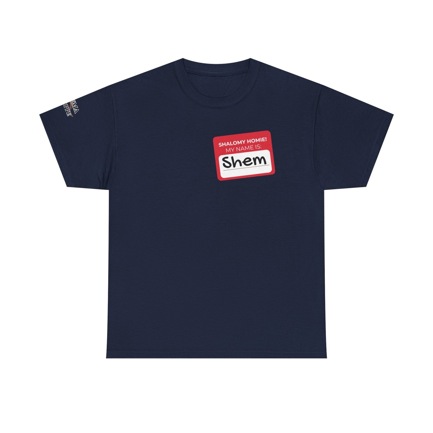 Personalizable Shalomy Homies! Name Tag Unisex Heavy Cotton Tee