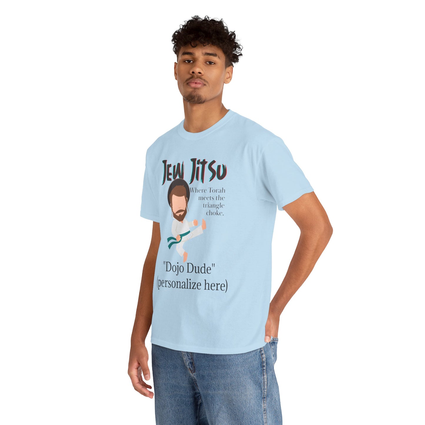 Jew Jitsu Funny Unisex Tee - Cotton Martial Arts Torah Shirt