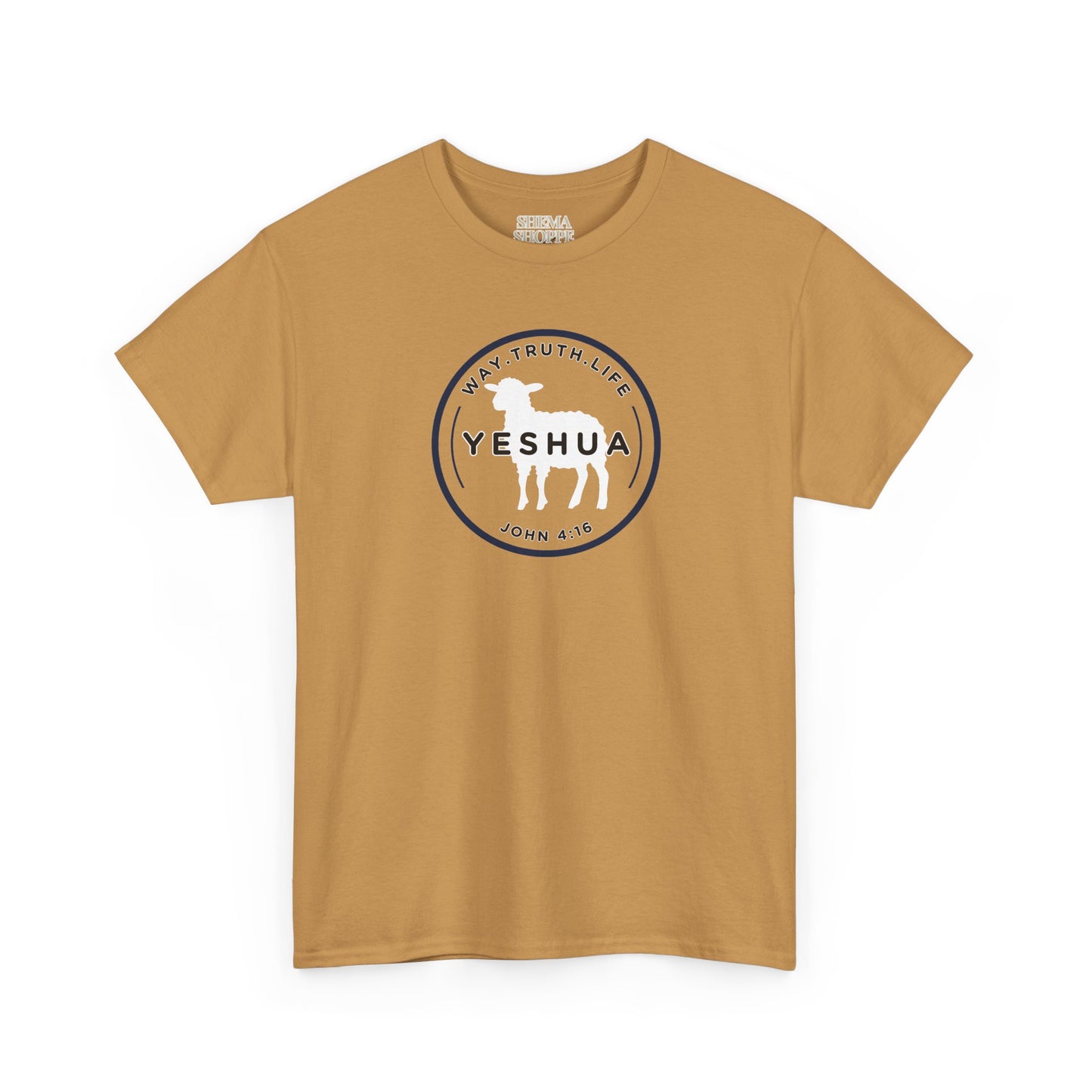 Yeshua 'Way, Truth, Life' Heavy Cotton Graphic Tee