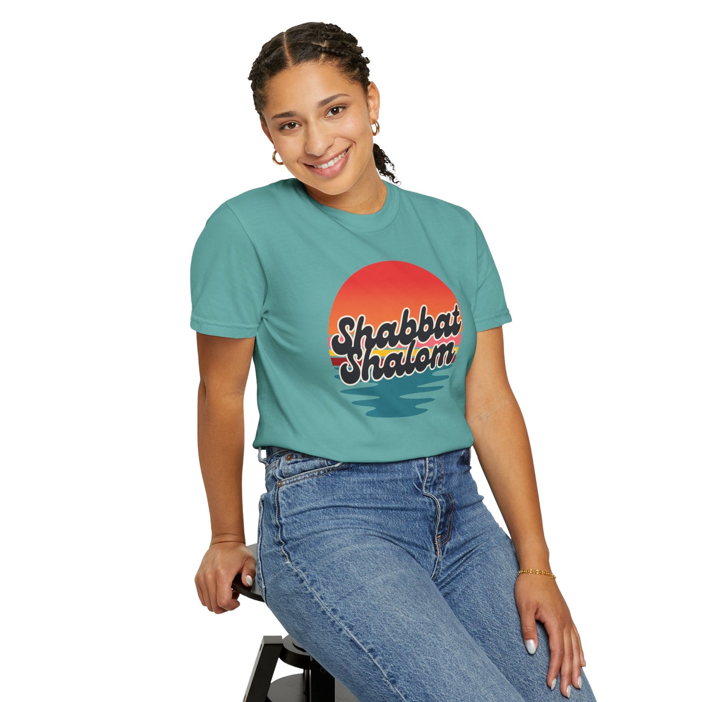 Sunset Shabbat Shalom T-shirt