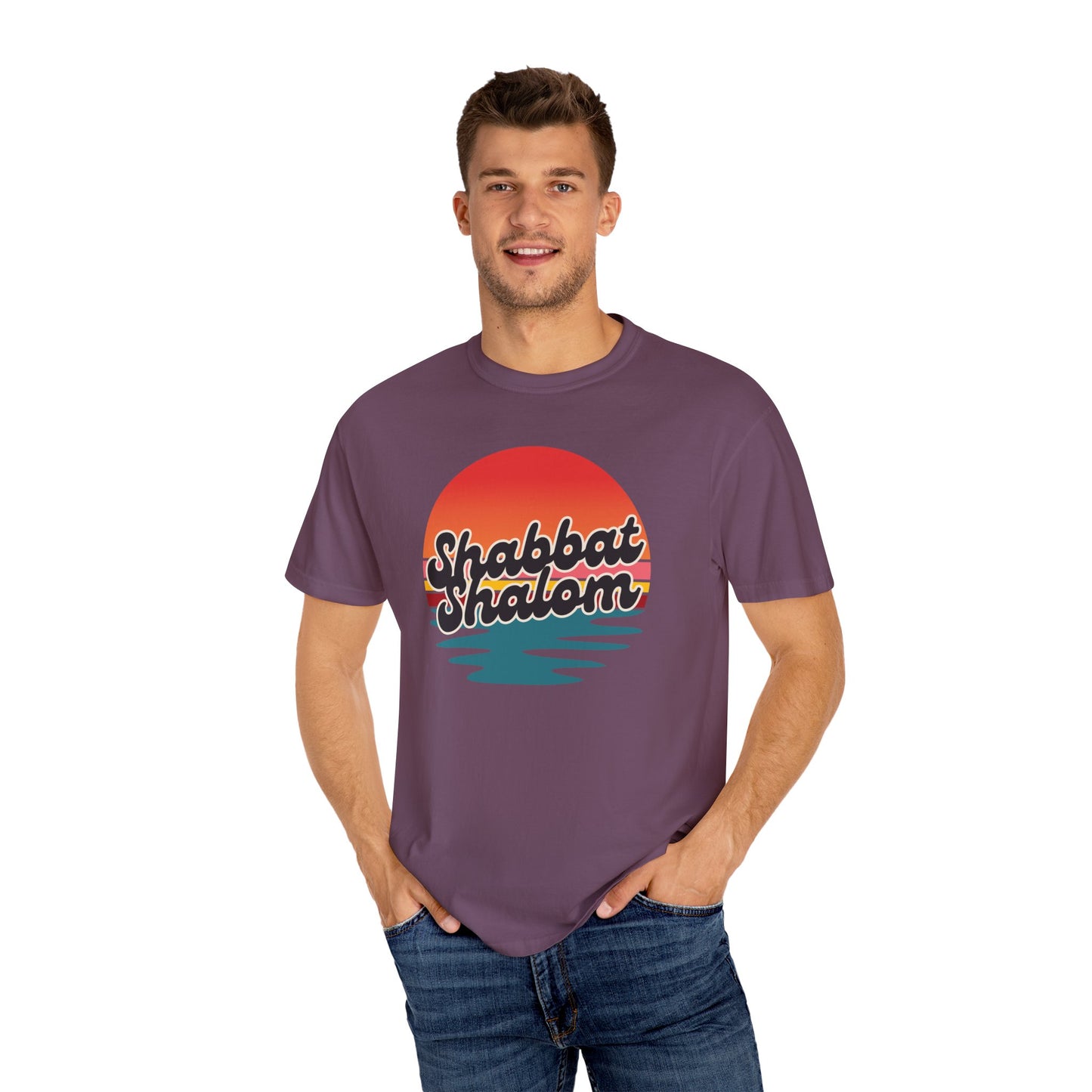 Sunset Shabbat Shalom T-shirt