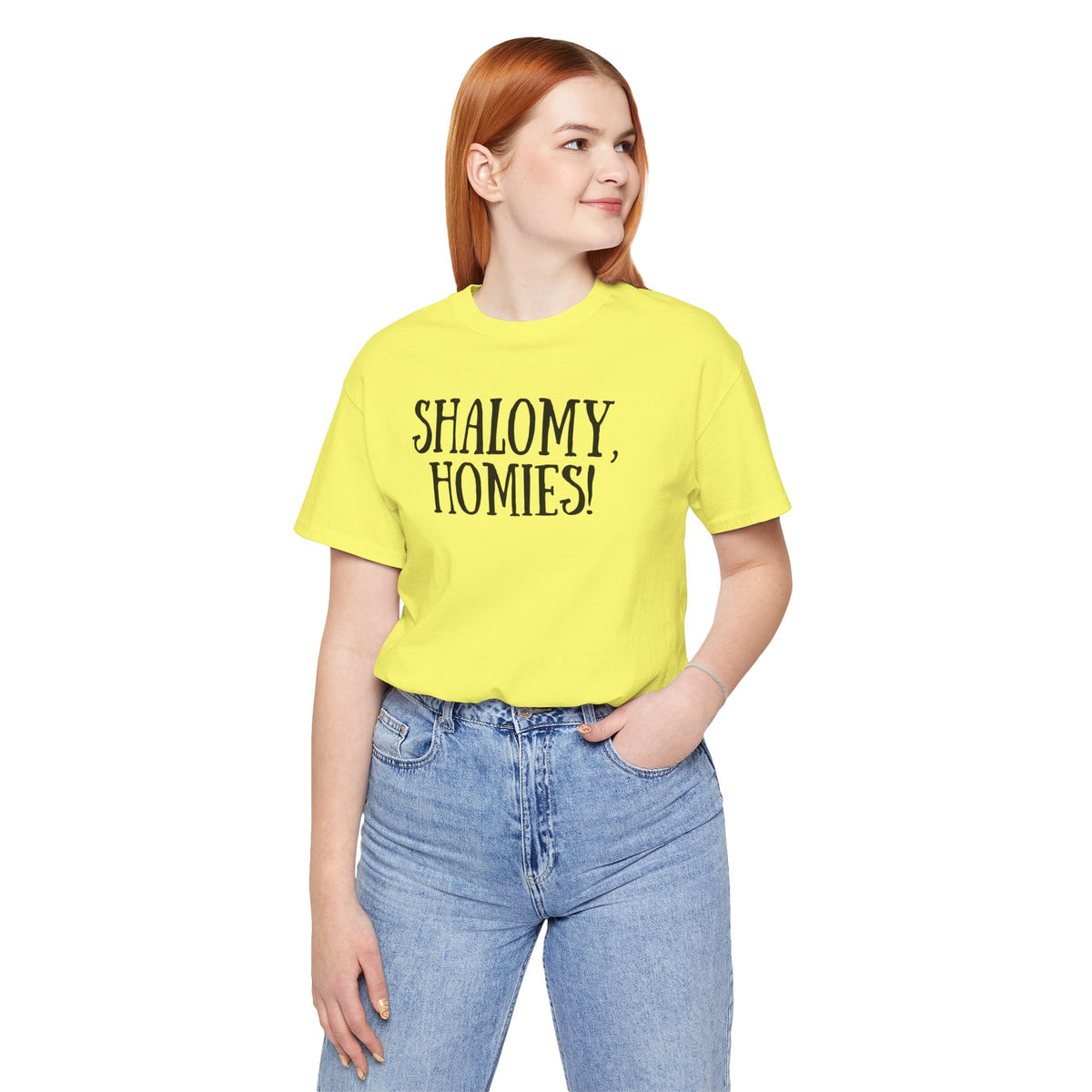 Shalomy Homies Tee - Funny Torah Obervant Greeting T-Shirt (Canada)