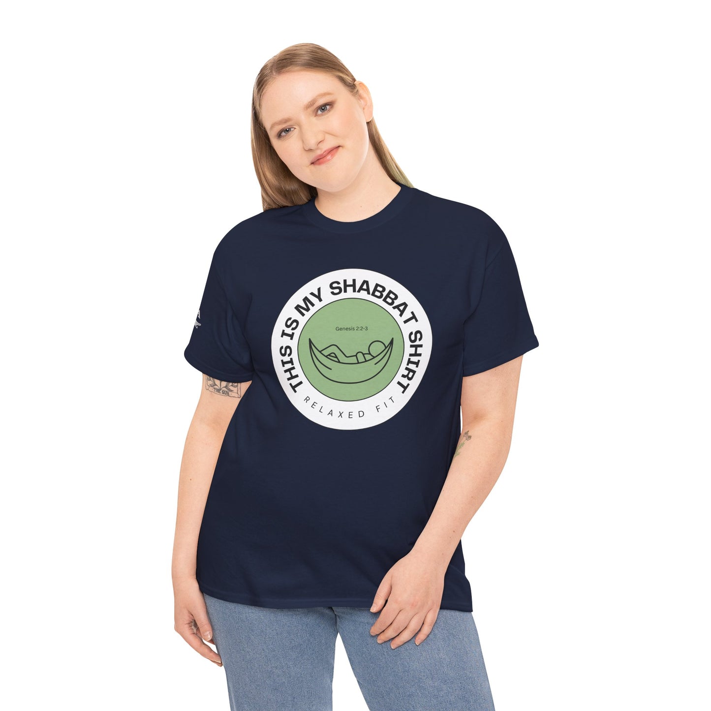 This Is My Shabbat Shirt — Chilling Out Is a Commandment Hammock Sabbath Cotton Tee