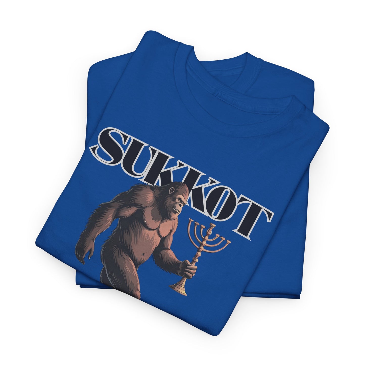Sukkot Bigfoot Menorah Joy Legendary Shirt