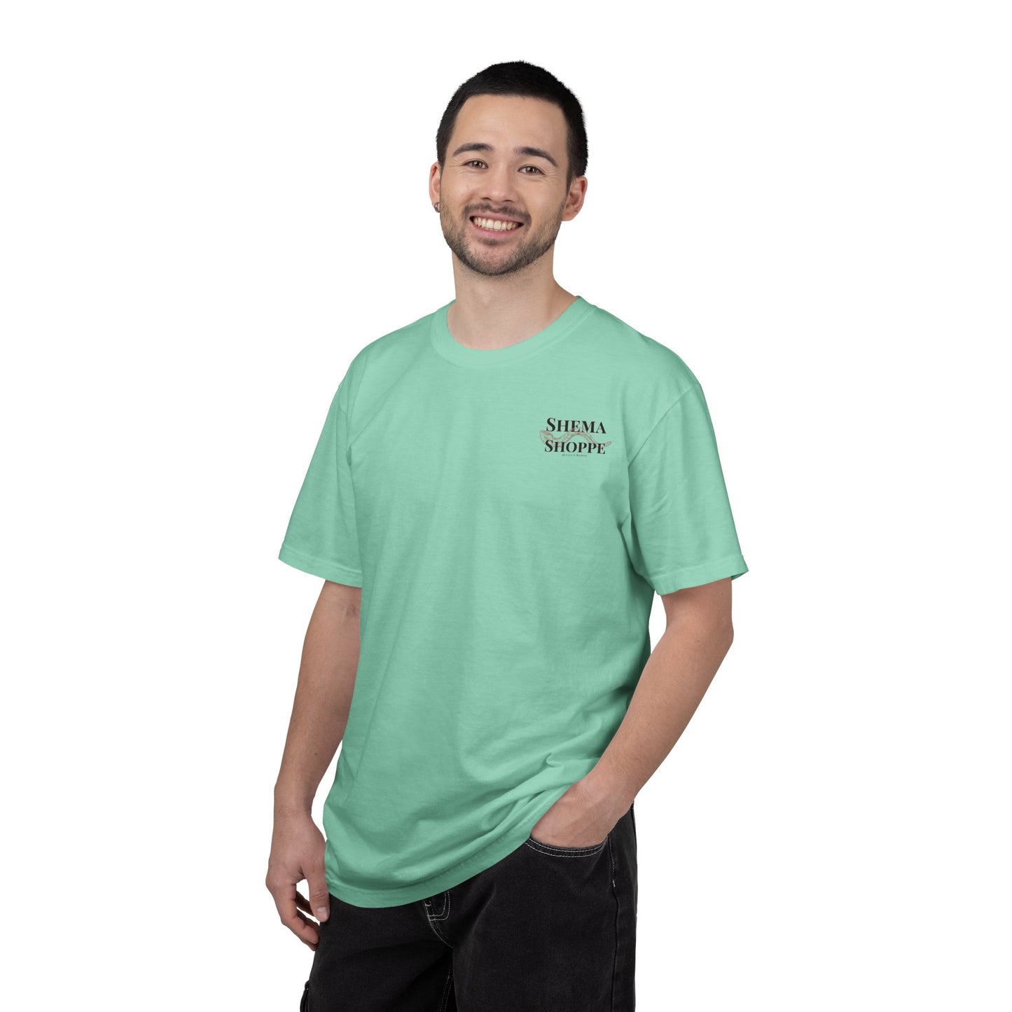Open your Mouth Garment-Dyed T-Shirt — Rescue the Oppressed Back Print