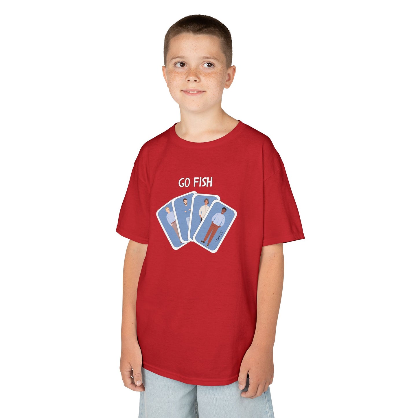 Fishers of Men Go Fish Bible Verse Kid's Cotton T-shirt