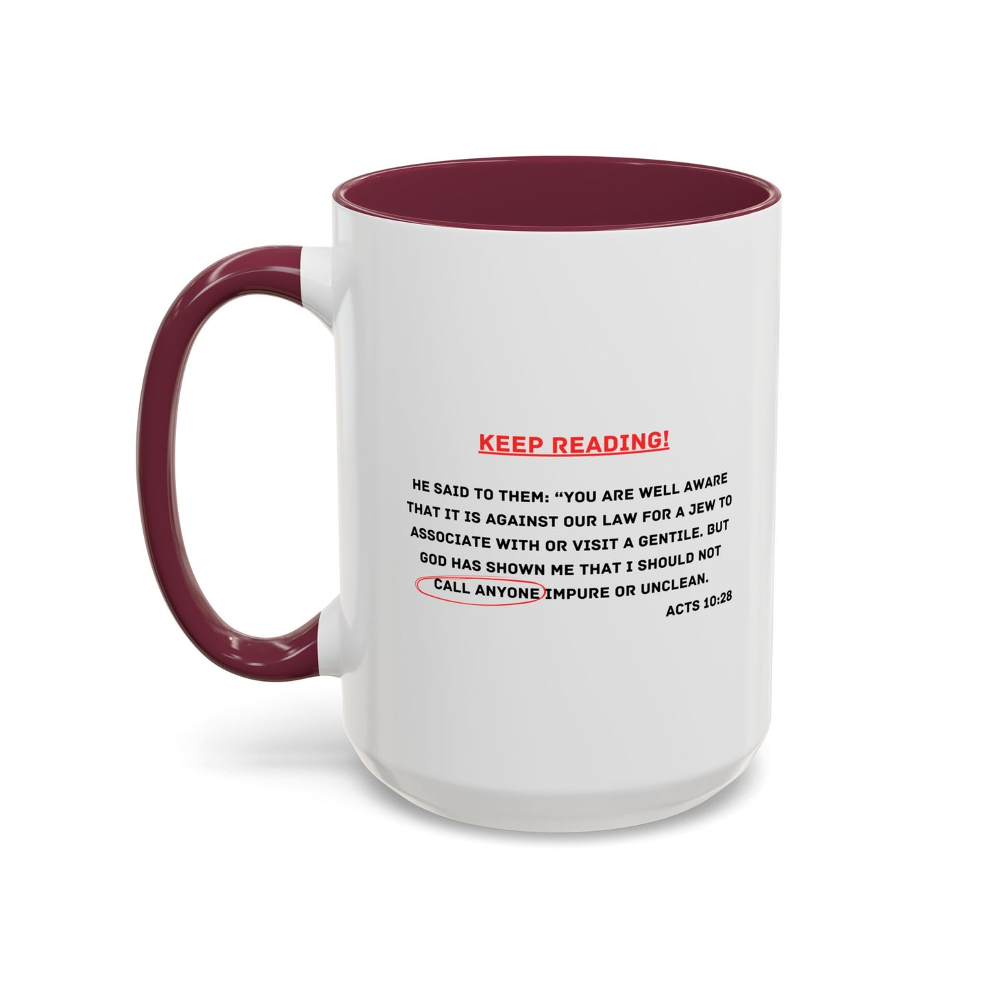 Straight Outta Context Mug, 11oz or 15oz Color Pop