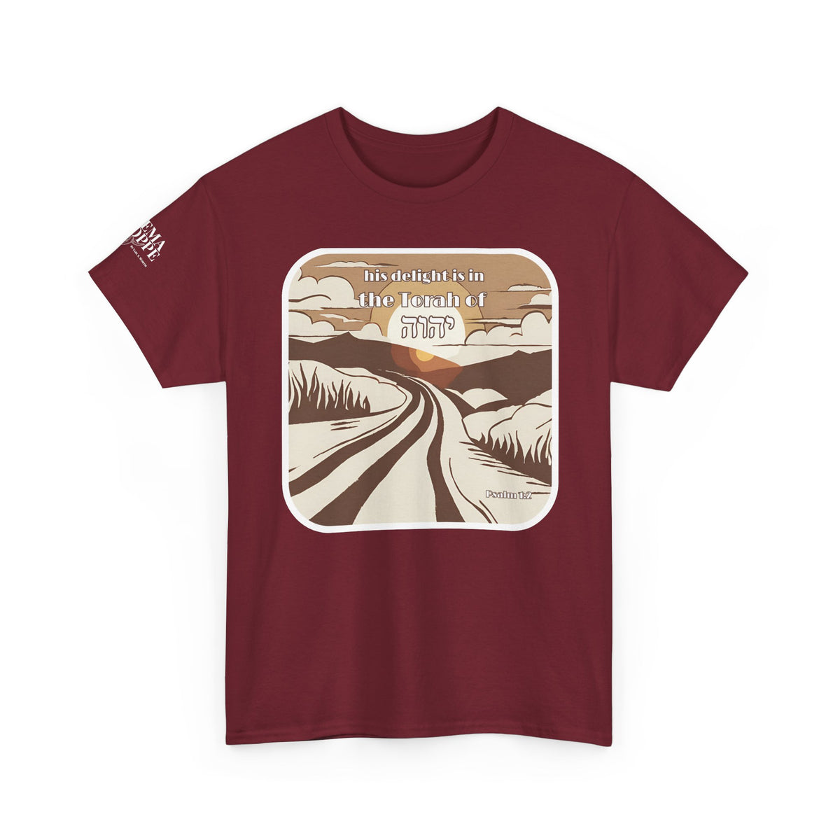 His Delight Vintage Narrow Path Shirt Psalm 1:2