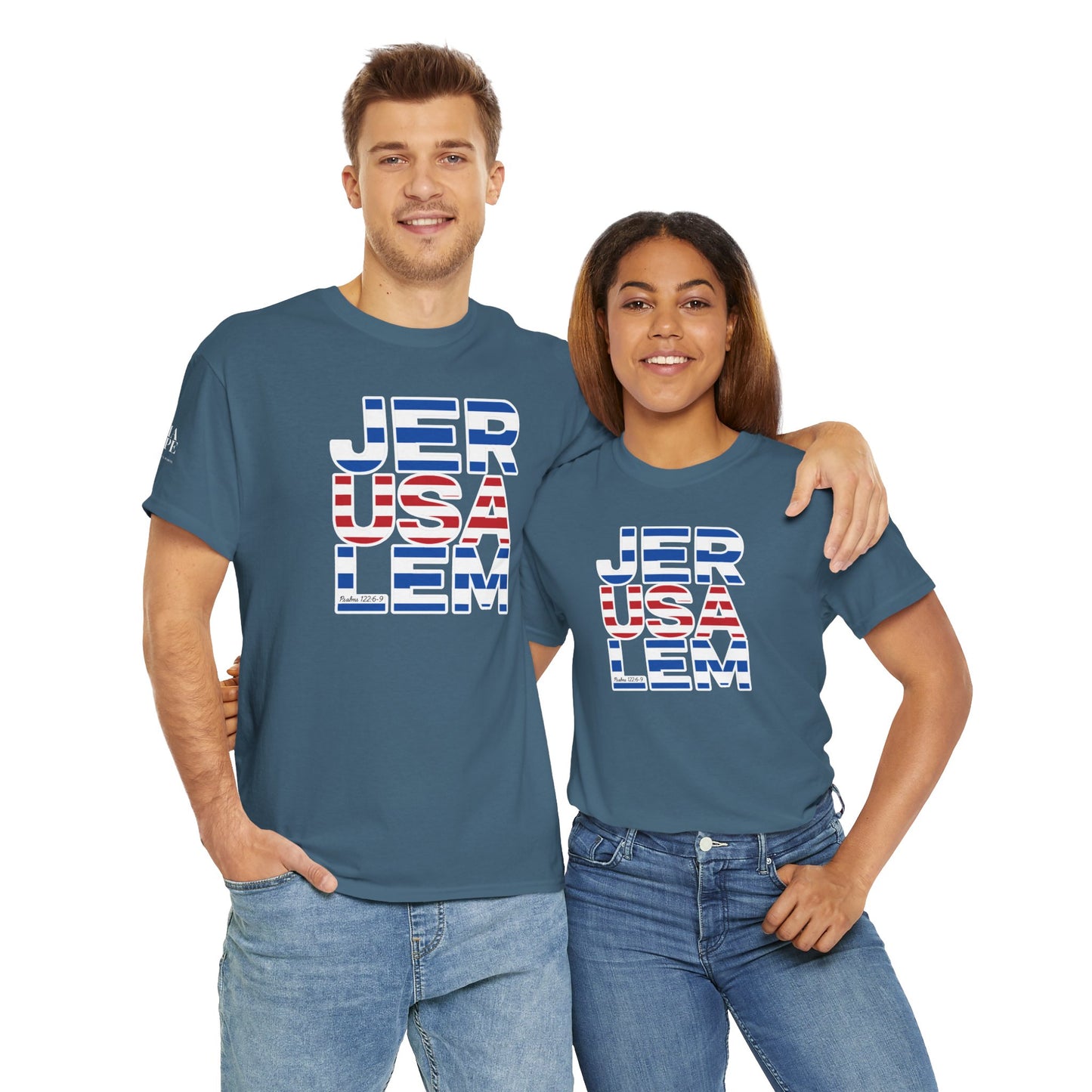 JerUSAlem Psalms 122:6-9 Unisex Tee Patriotic T-Shirt Solidarity