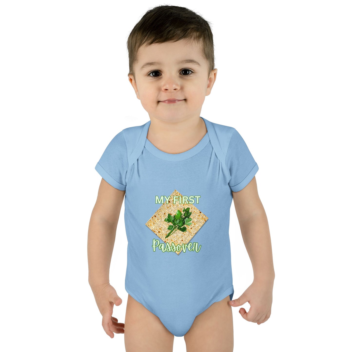 Baby Bodysuit - "My First Passover" Infant Onesie (Cute Unleavened Bread Lover Gift)