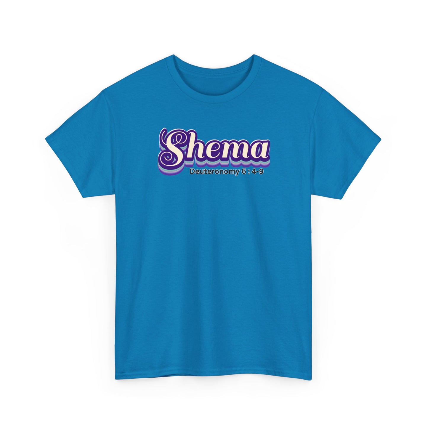 Faded Retro Shema Unisex Heavy Cotton Tee
