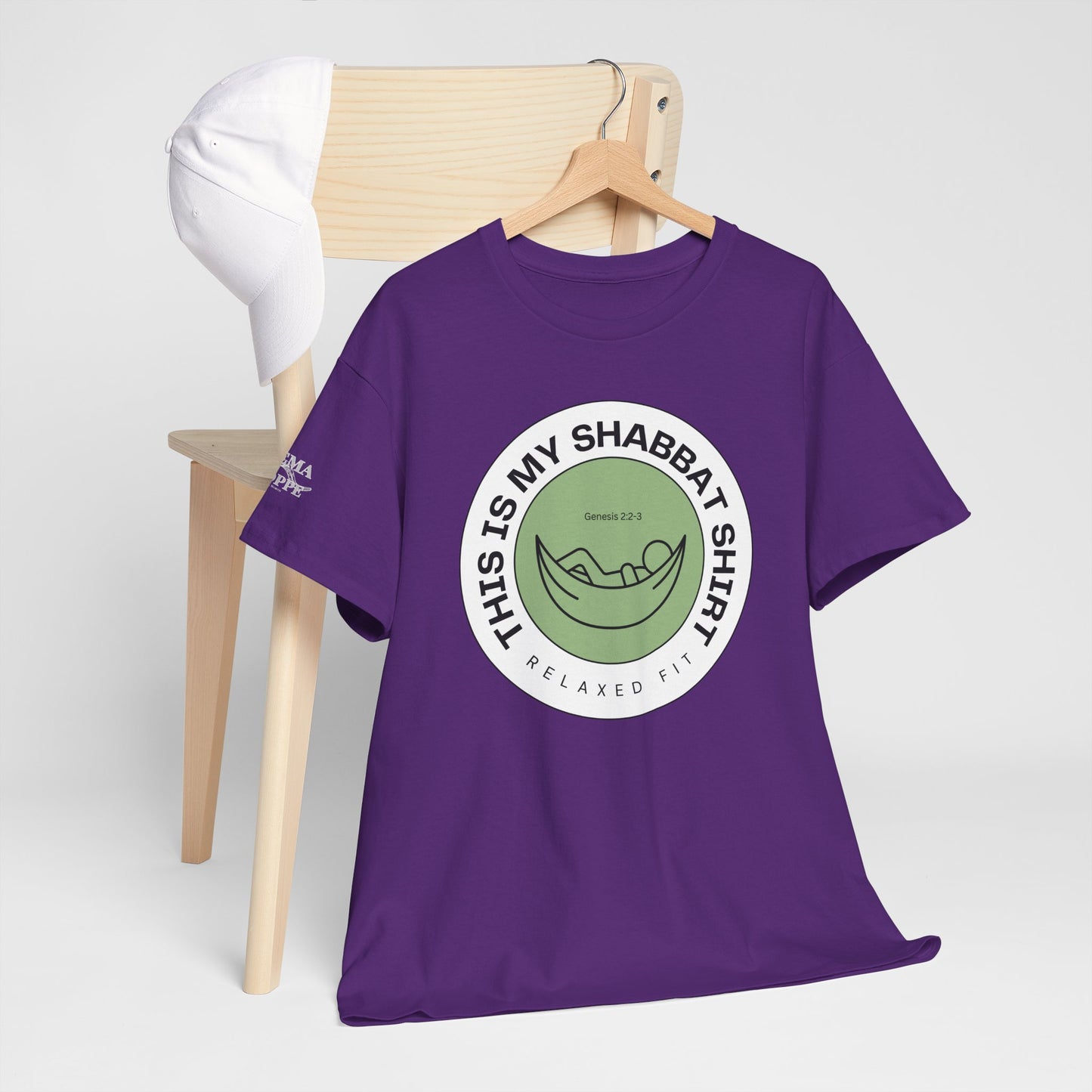 This Is My Shabbat Shirt — Chilling Out Is a Commandment Hammock Sabbath Cotton Tee