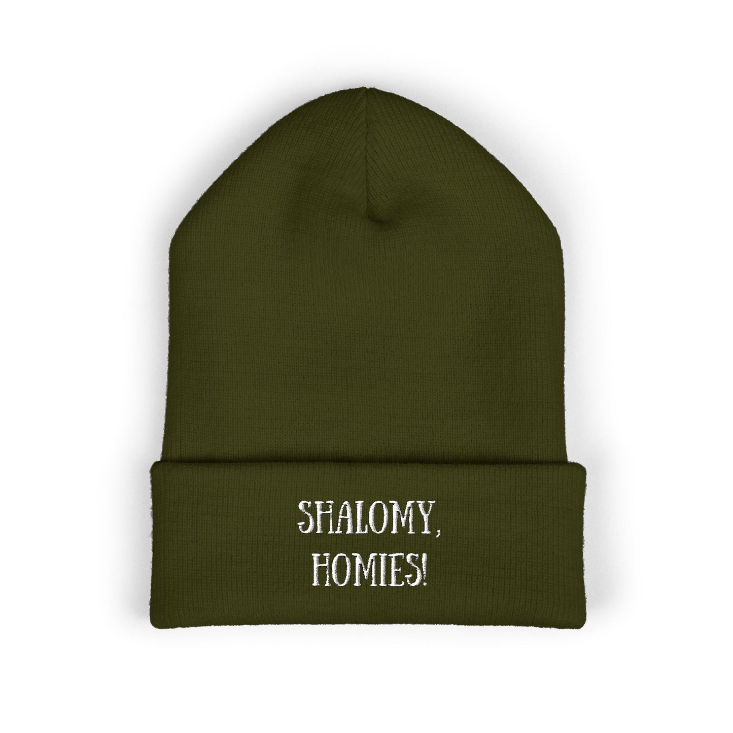 Shalomy, Homies! (Canadian Shipping) Embroidered Cuffed Beanie